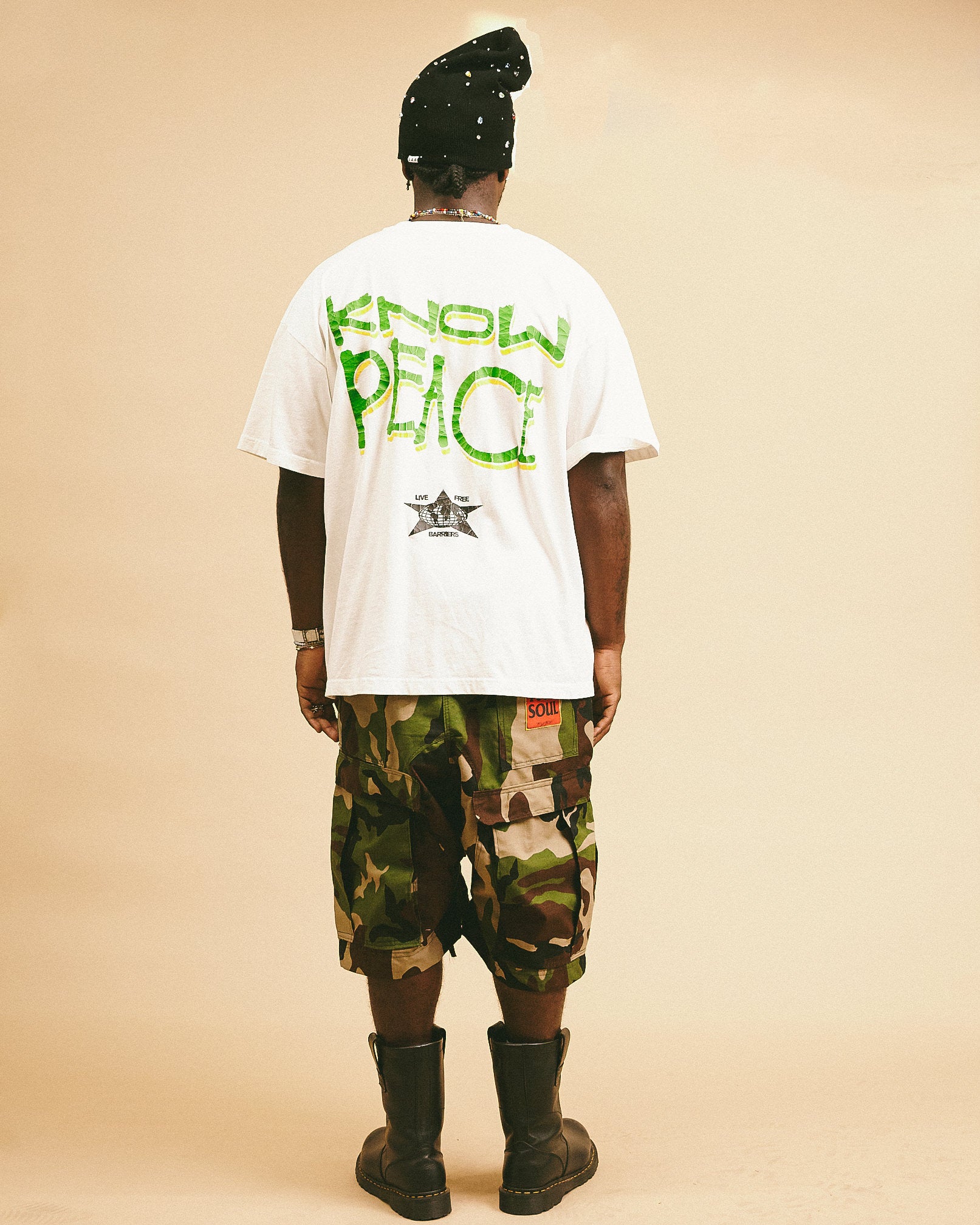 Know Justice Know Peace Aged T-Shirt