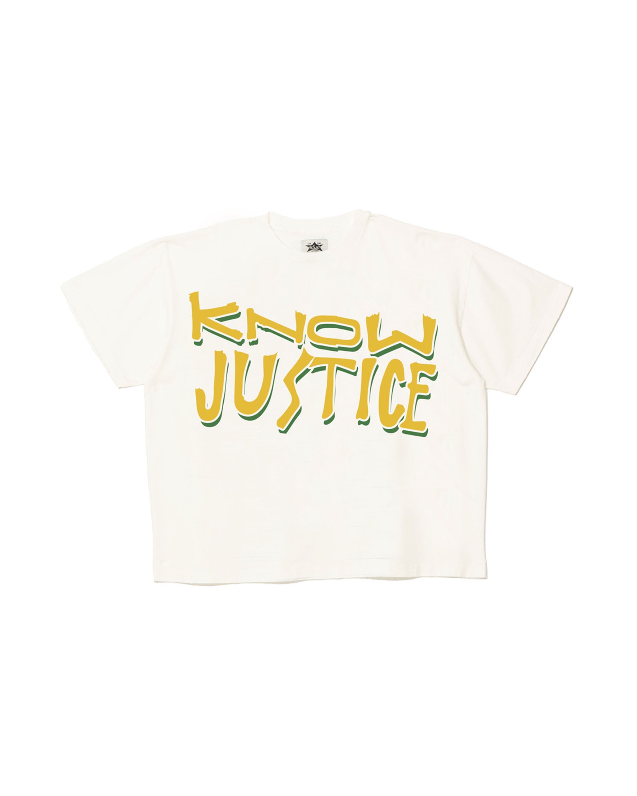 Know Justice Know Peace Aged T-Shirt