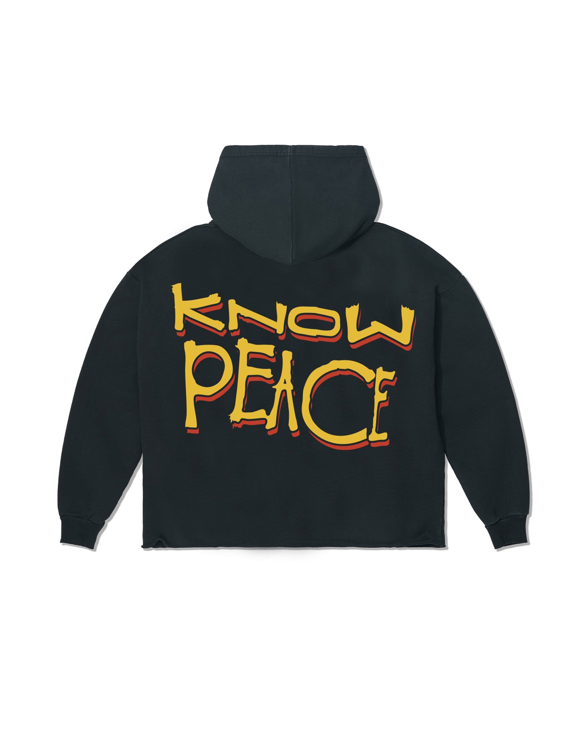 Know Justice Know Peace Aged Hoodie