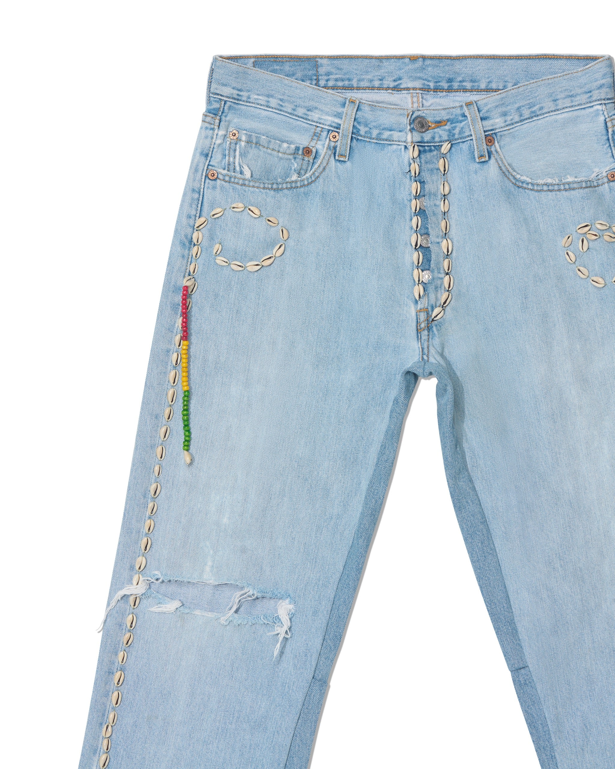 Barriers Cowrie Aged Denim Pants