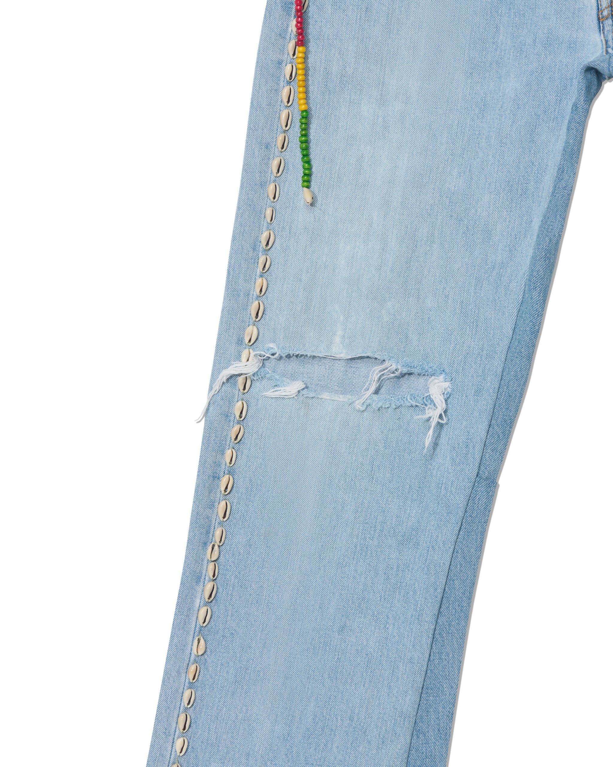 Barriers Cowrie Aged Denim Pants