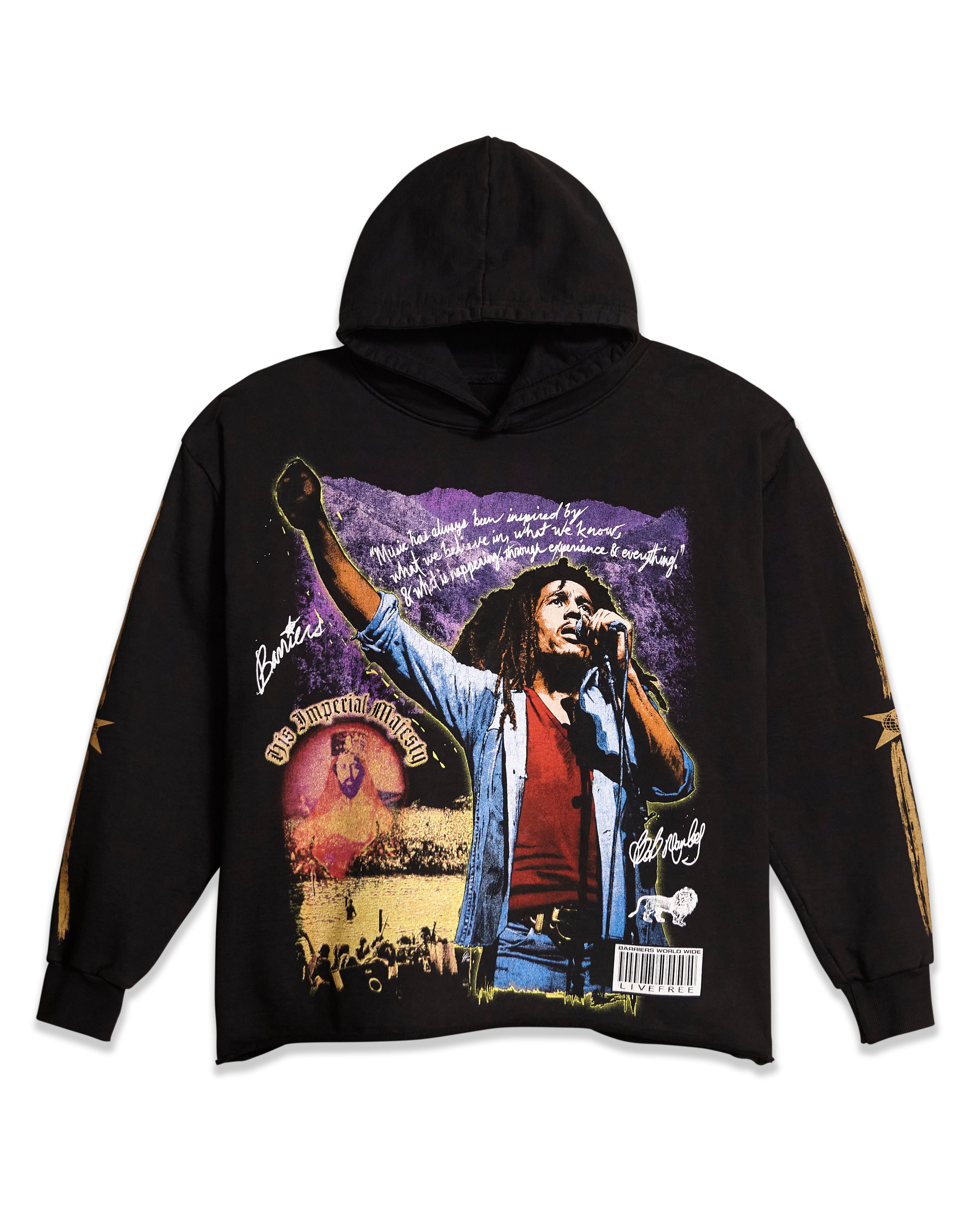 H.I.M RAW EDGE HOODIE – Barriers Worldwide