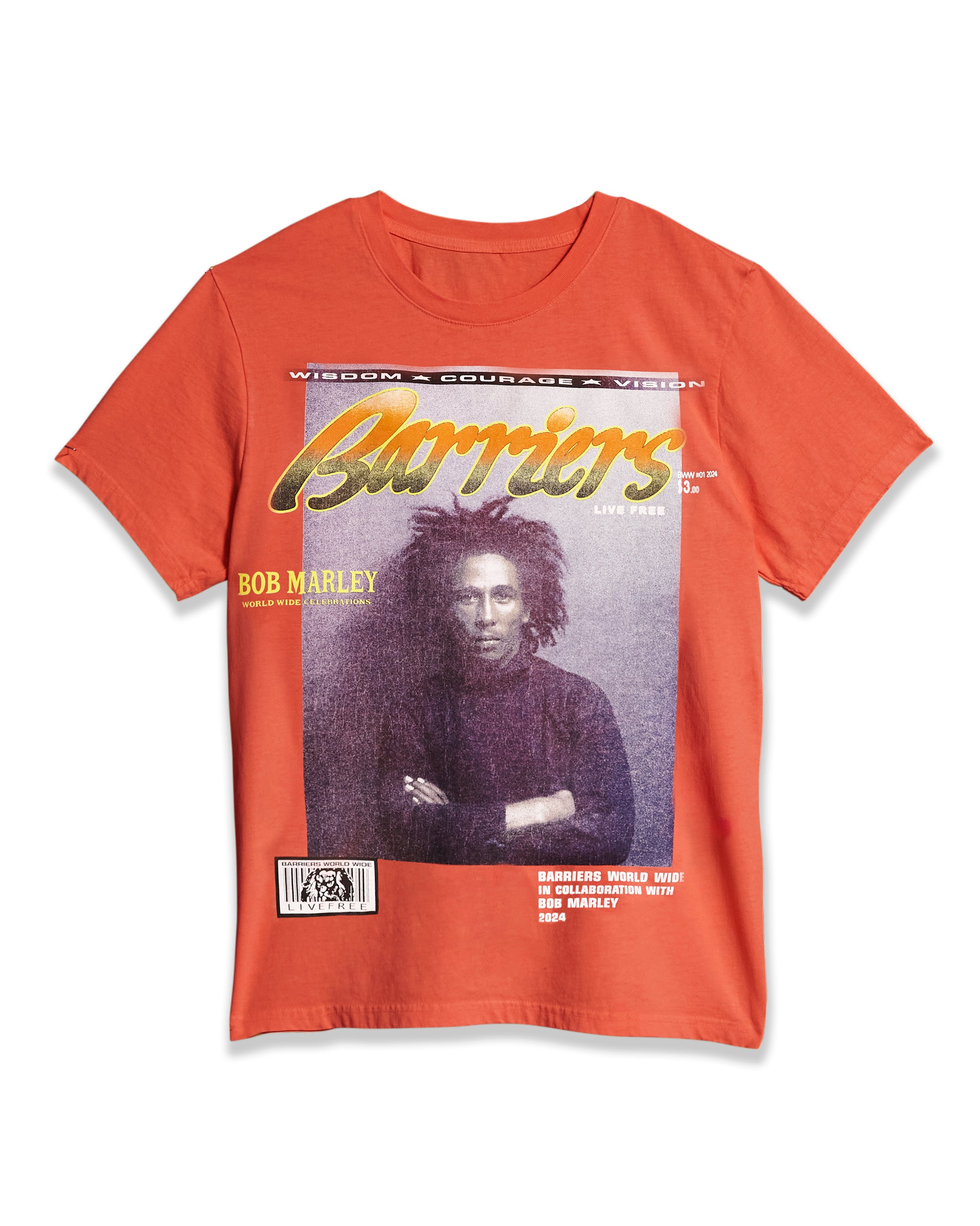 WAKE UP AND LIVE SS TEE – Barriers Worldwide