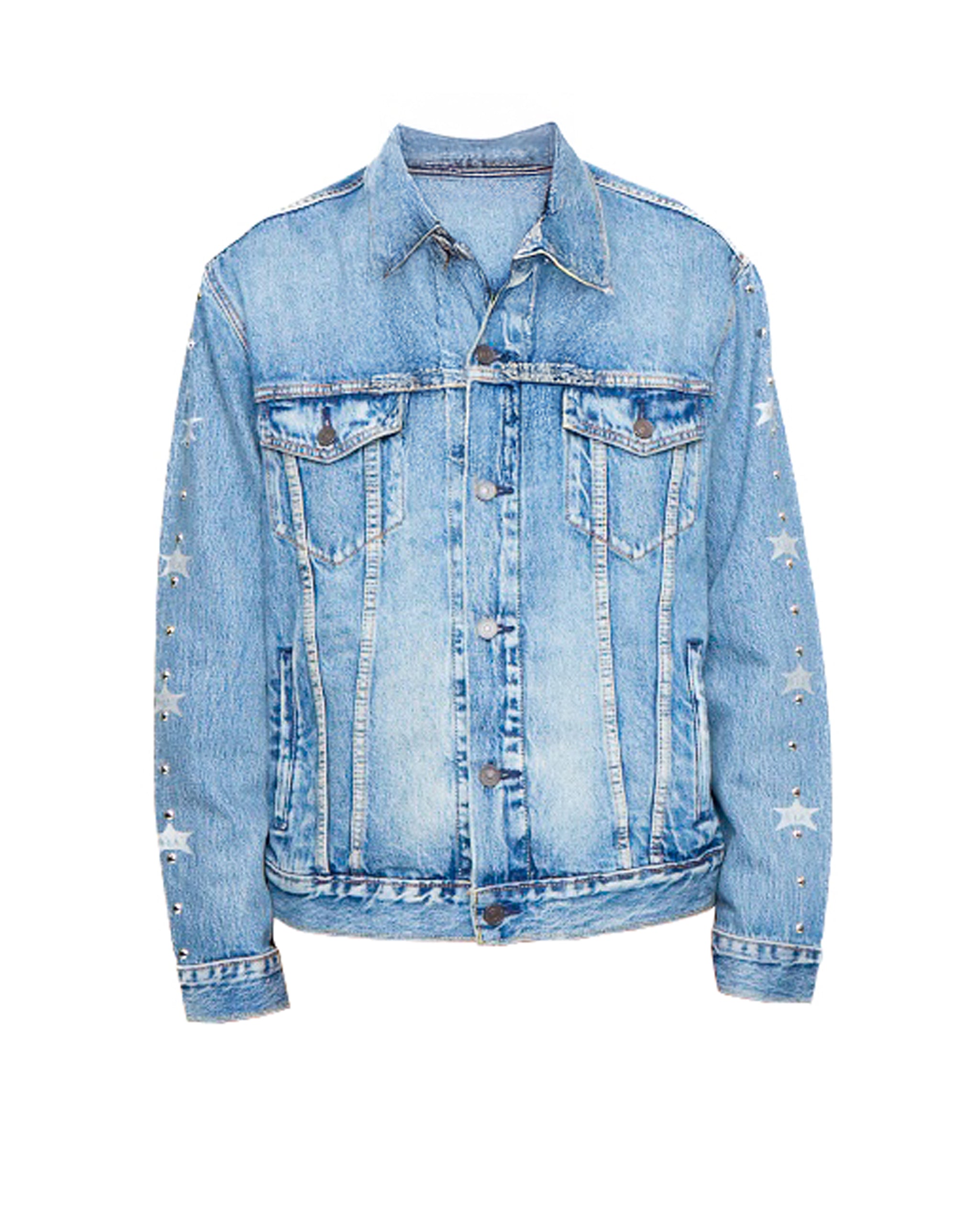 Denim Studded Jacket