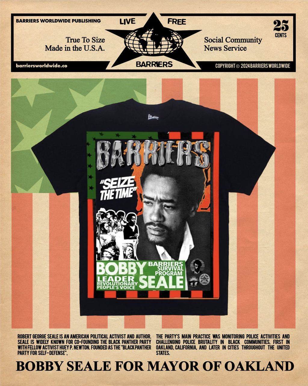 BARRIERS Bobby Seal Tee