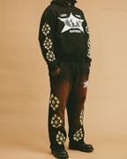 Black Cowrie Shell Hoodie