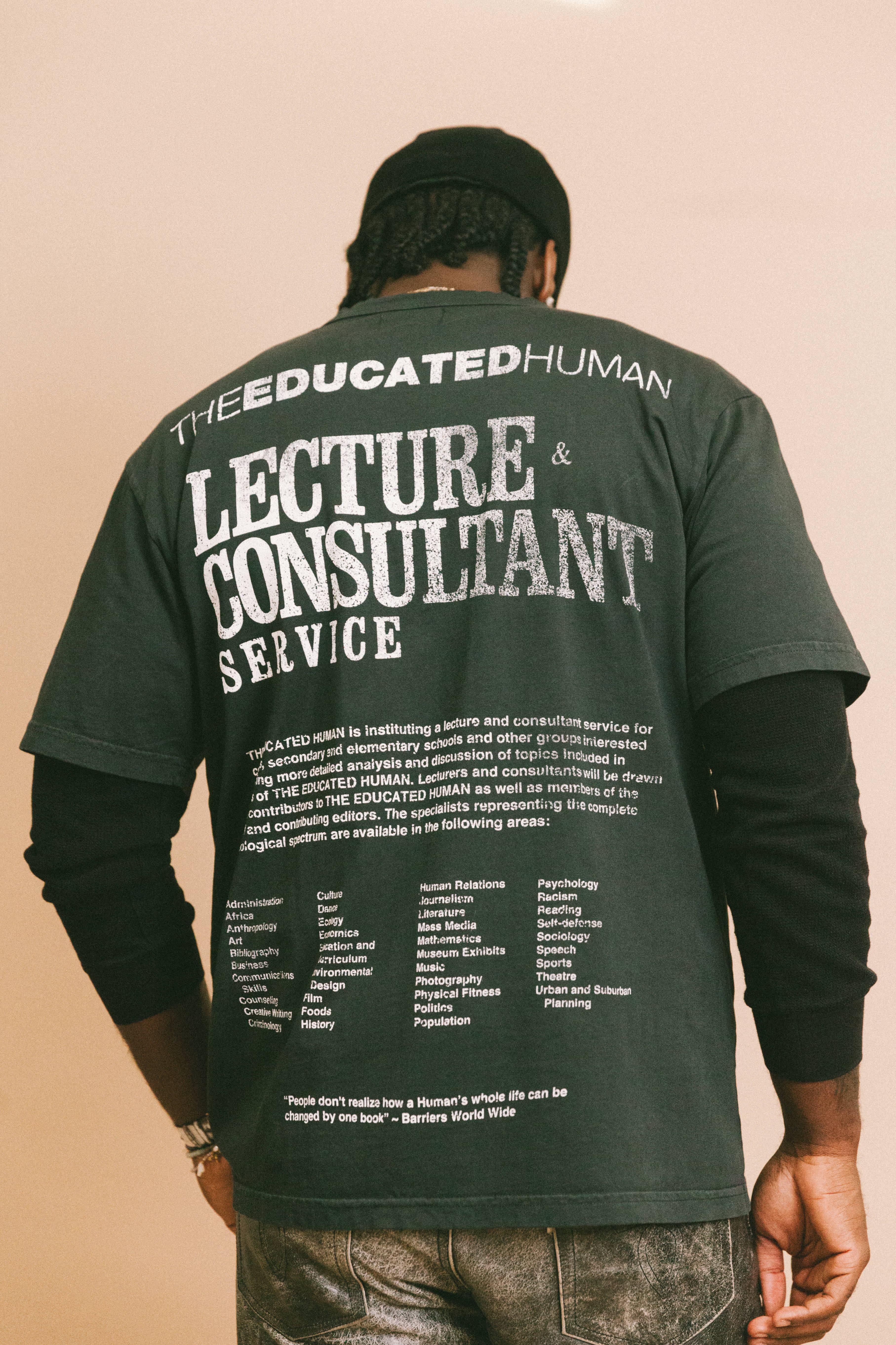 Educated Human Aged T-Shirt