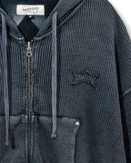 STAR WAFFLE HOODIE