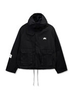 STAR HOODED NYLON JACKET
