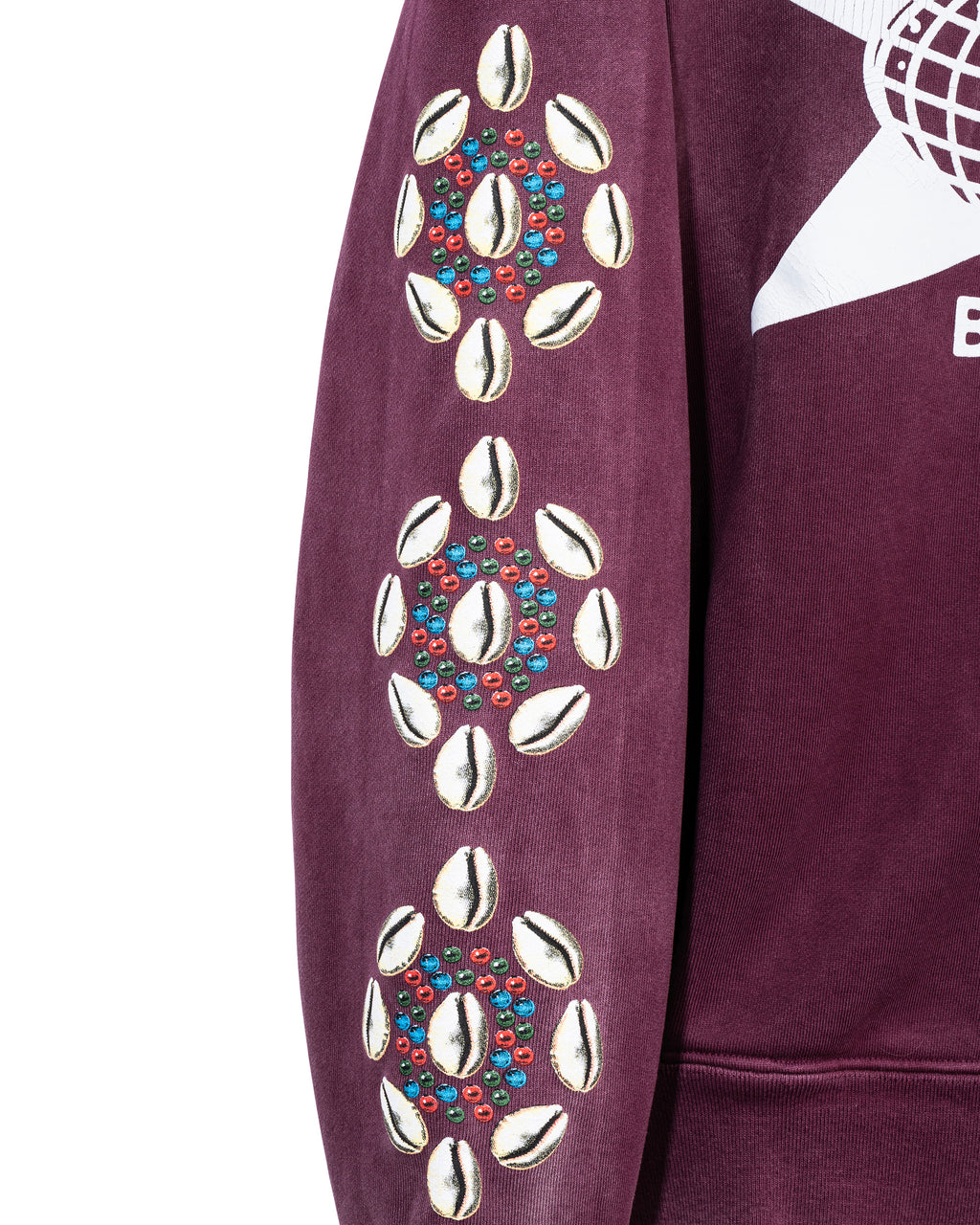 Barriers Cowrie Maroon Hoodie
