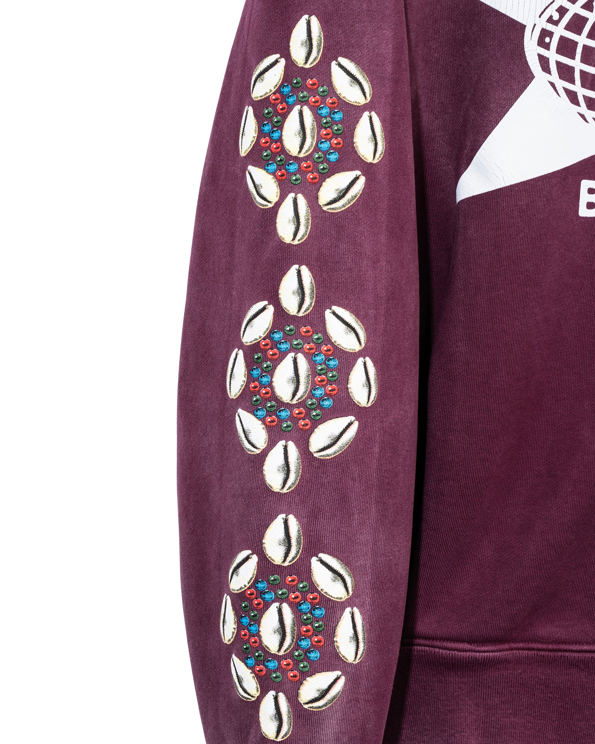 Barriers Cowrie Maroon Hoodie