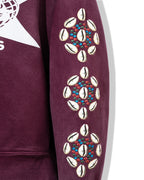 Barriers Cowrie Maroon Hoodie