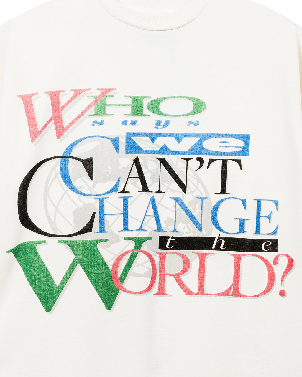 CHANGE THE WORLD SS TEE