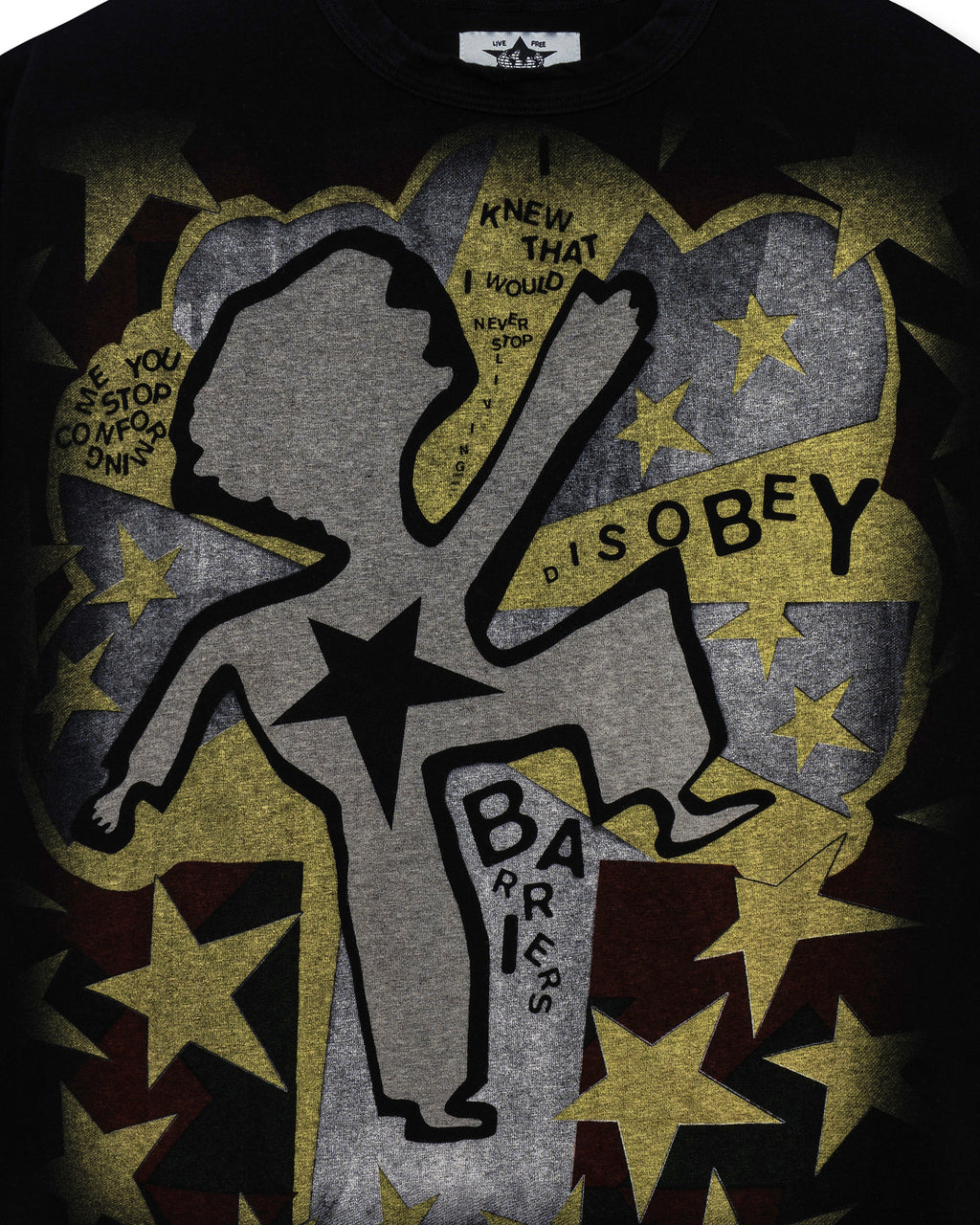 DISOBEY SS TEE - BLACK