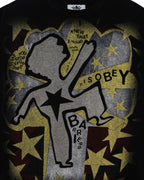 DISOBEY SS TEE - BLACK