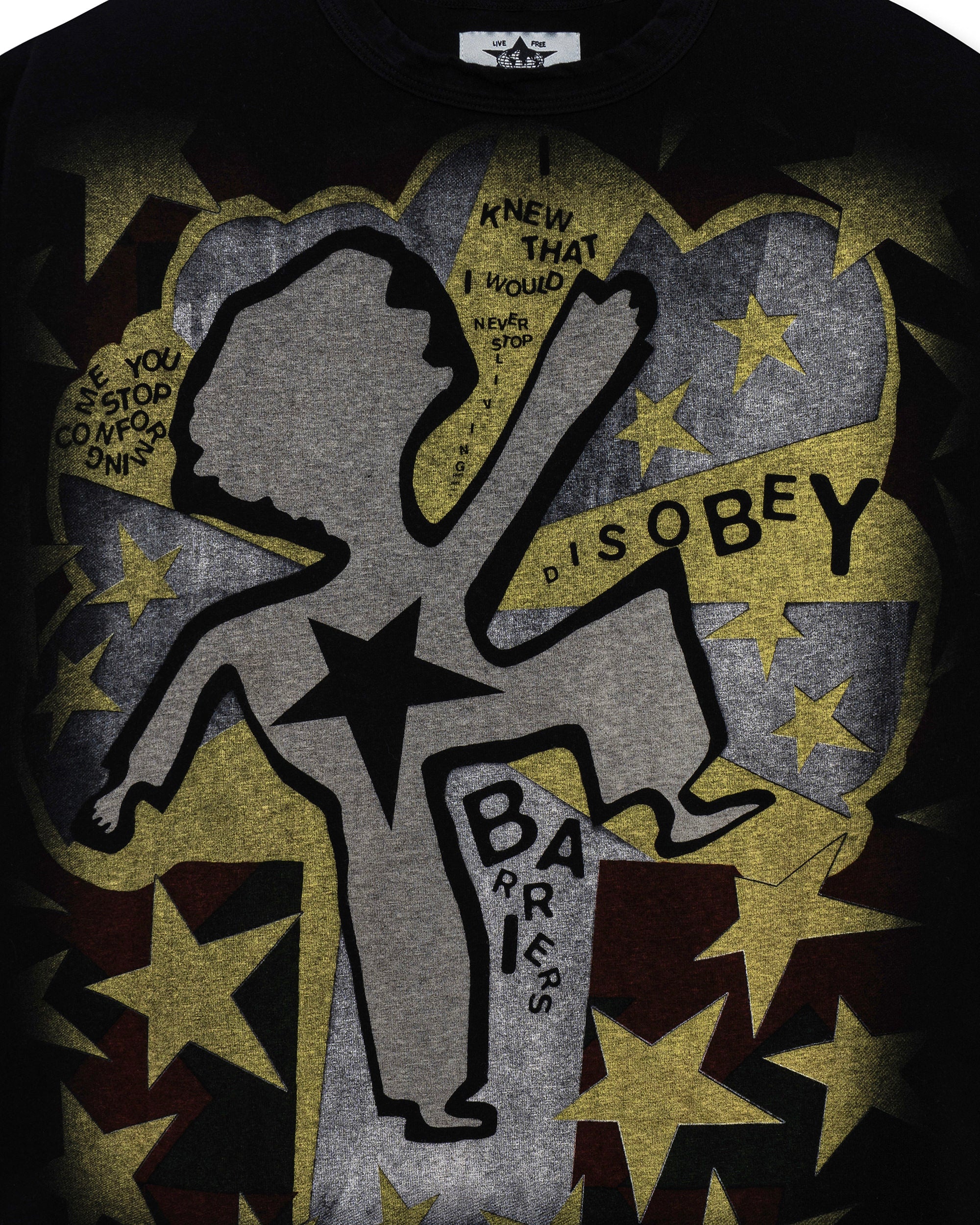DISOBEY SS TEE - BLACK