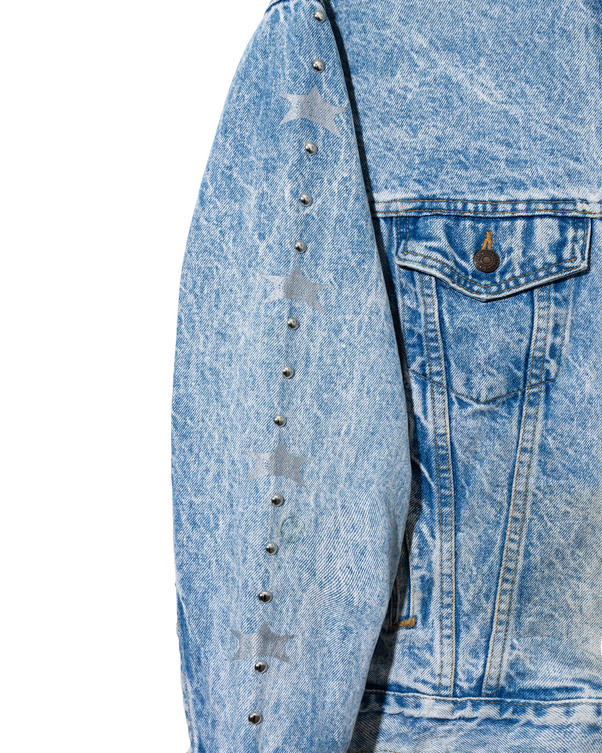 Denim Studded Jacket