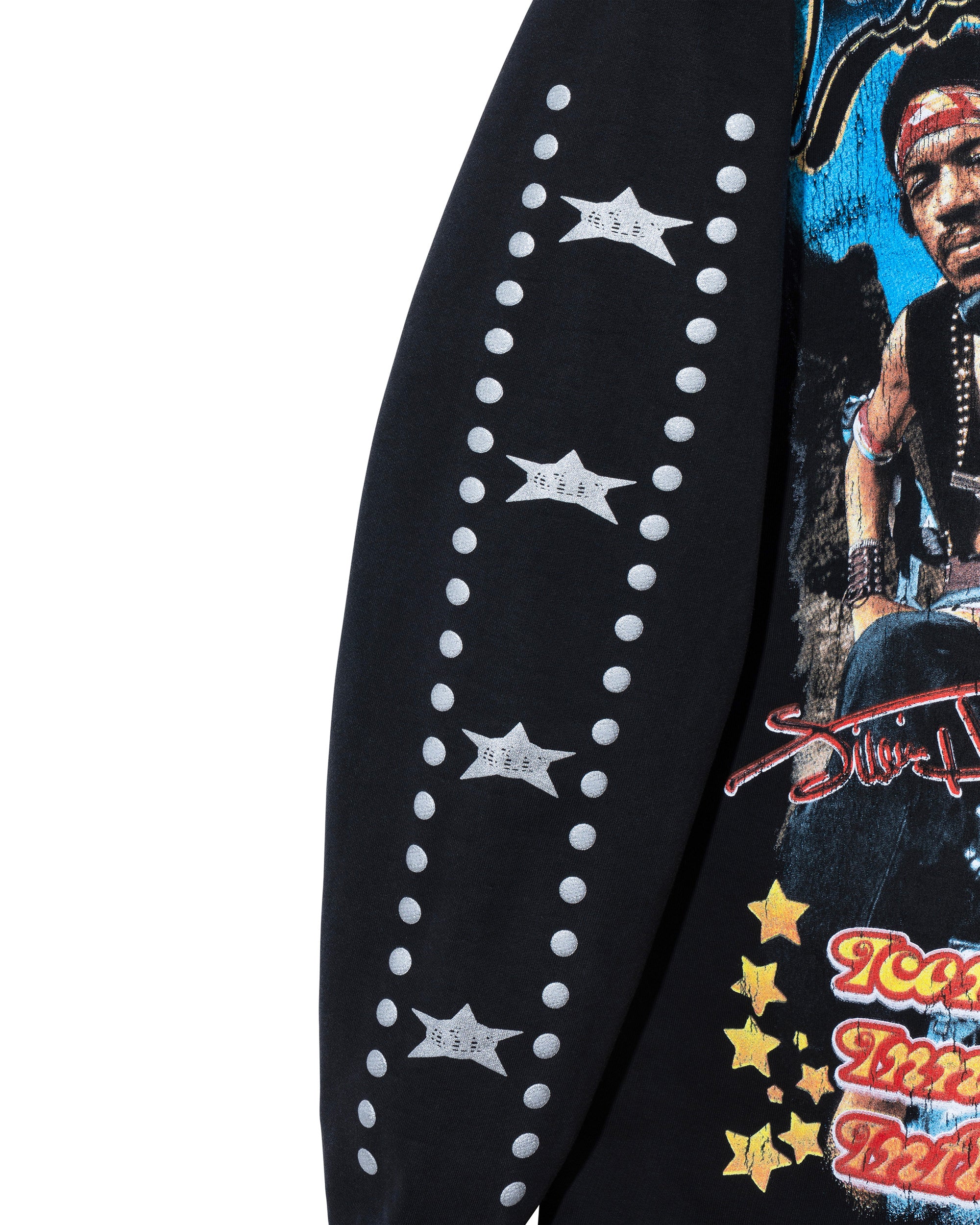 Jimi Hendrix x Barriers Worldwide - Buster Hoodie in Vintage Black