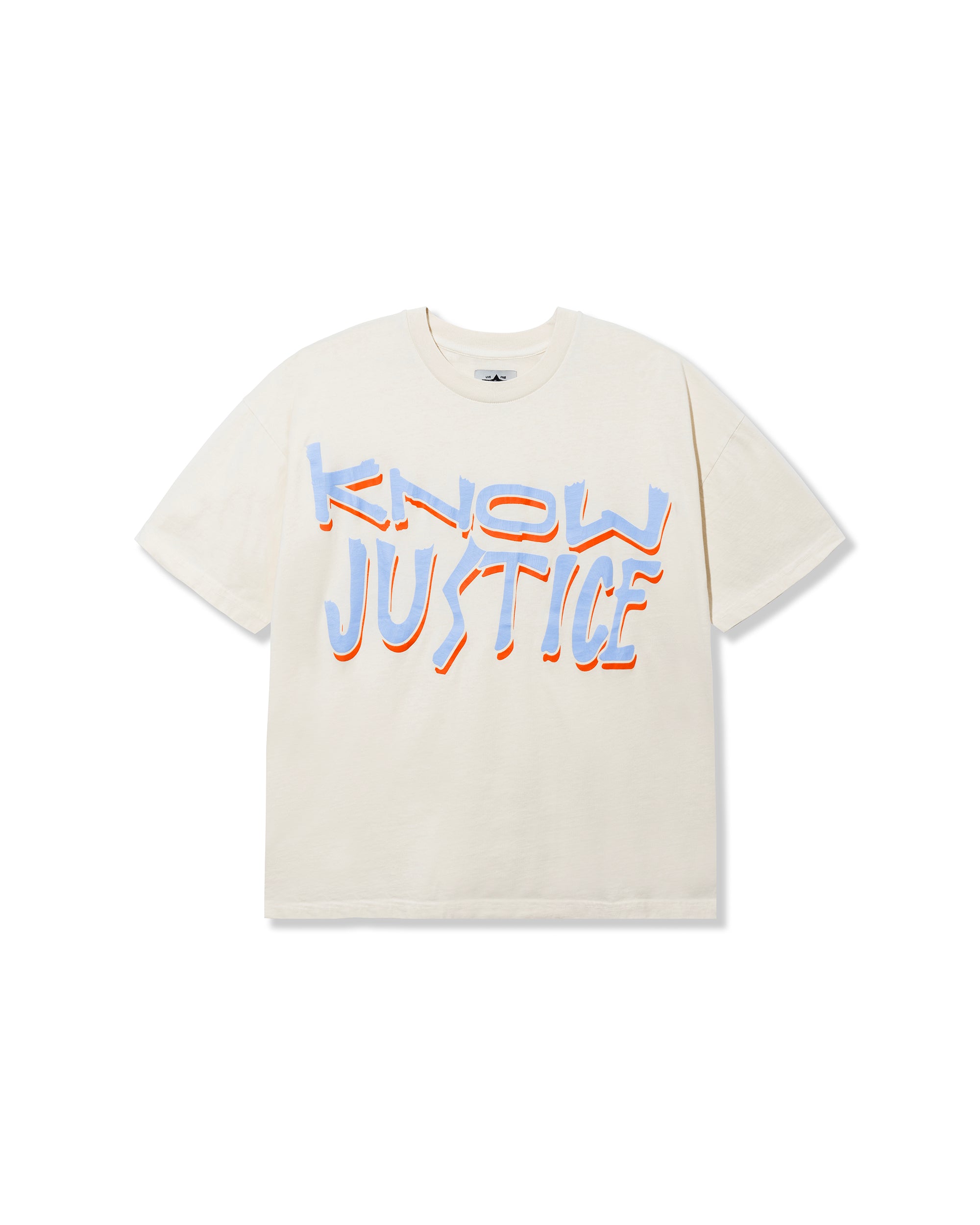Know Justice Know Peace Aged Tee