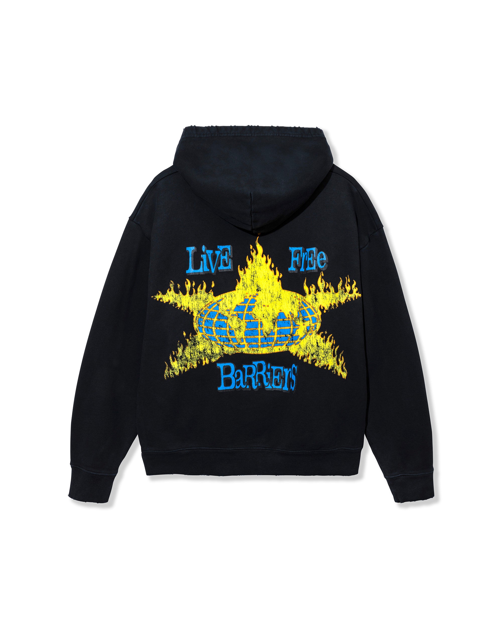 WORLD IN FLAMES HOODIE