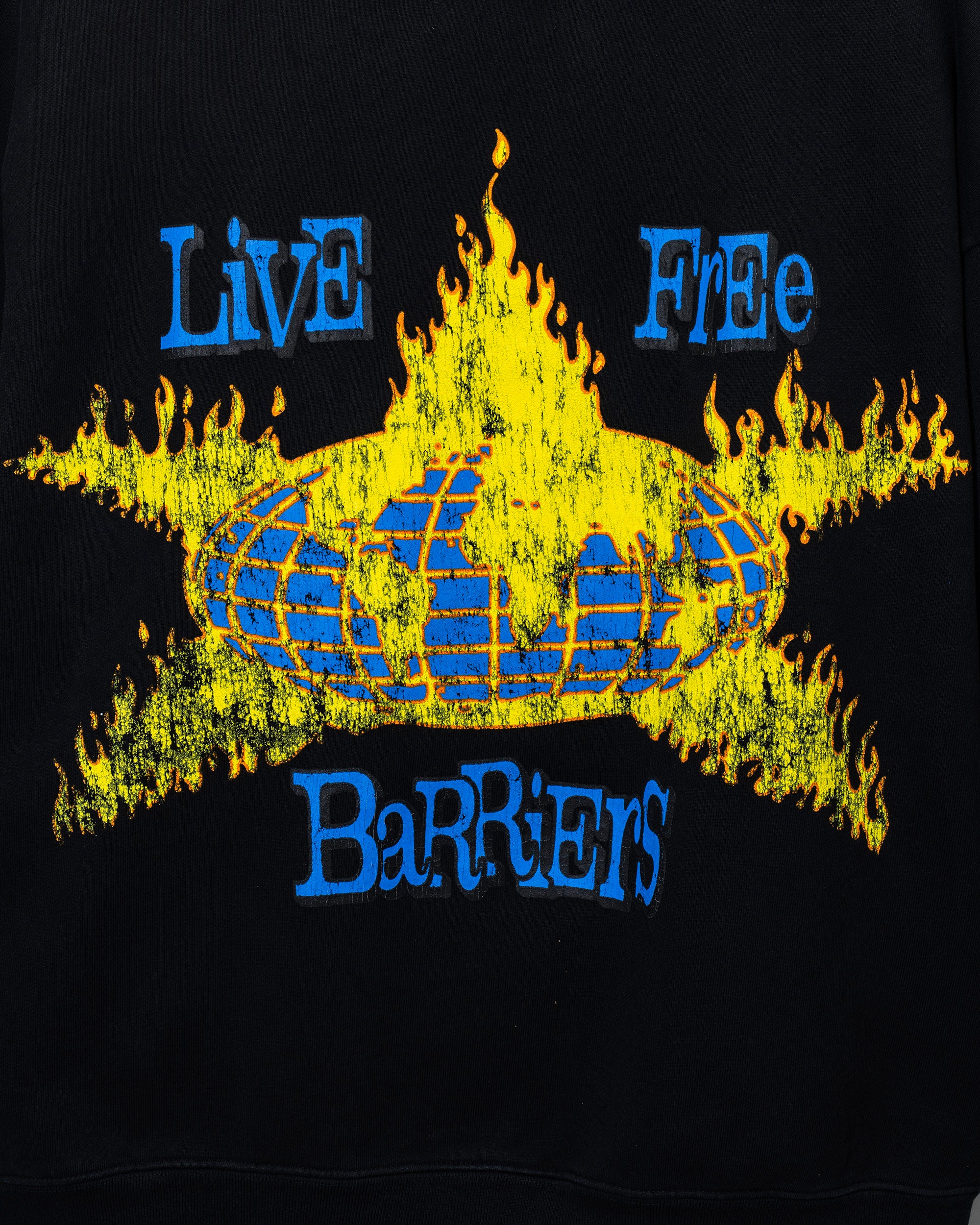 WORLD IN FLAMES HOODIE