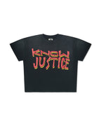 Know Justice Know Peace Aged T-Shirt