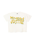 Know Justice Know Peace Aged T-Shirt