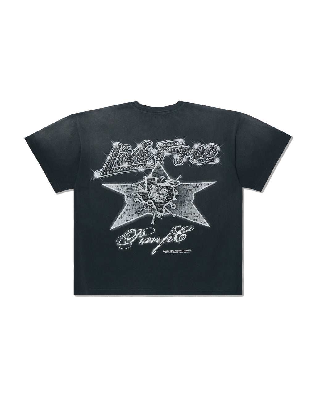 Barriers Pimp C Vintage Black Tee