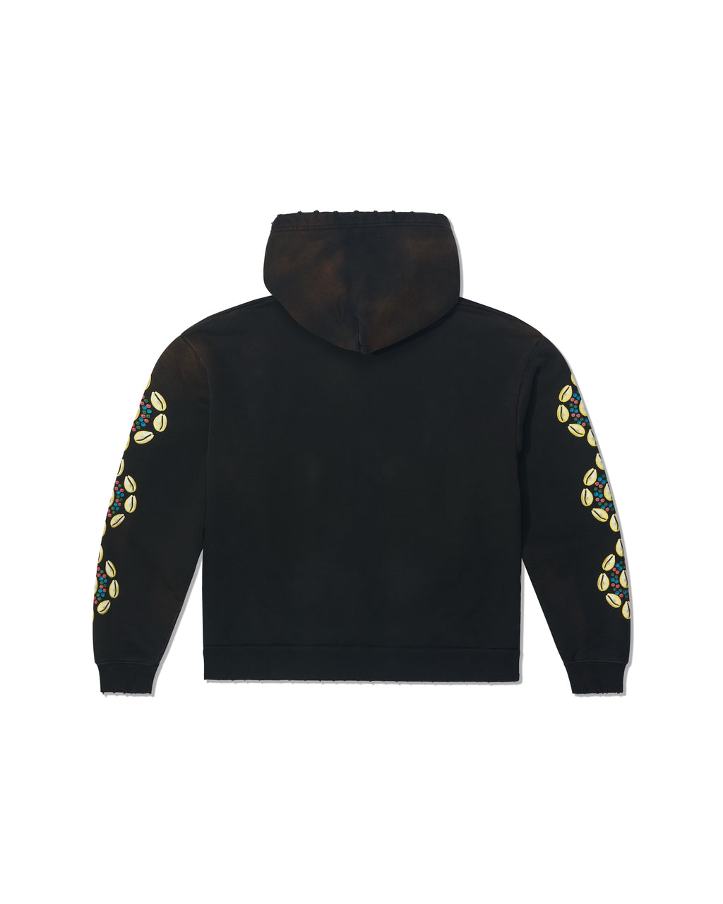 Black Cowrie Shell Hoodie