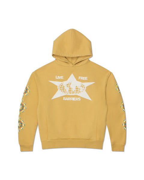 Mustard Cowrie Shell Hoodie