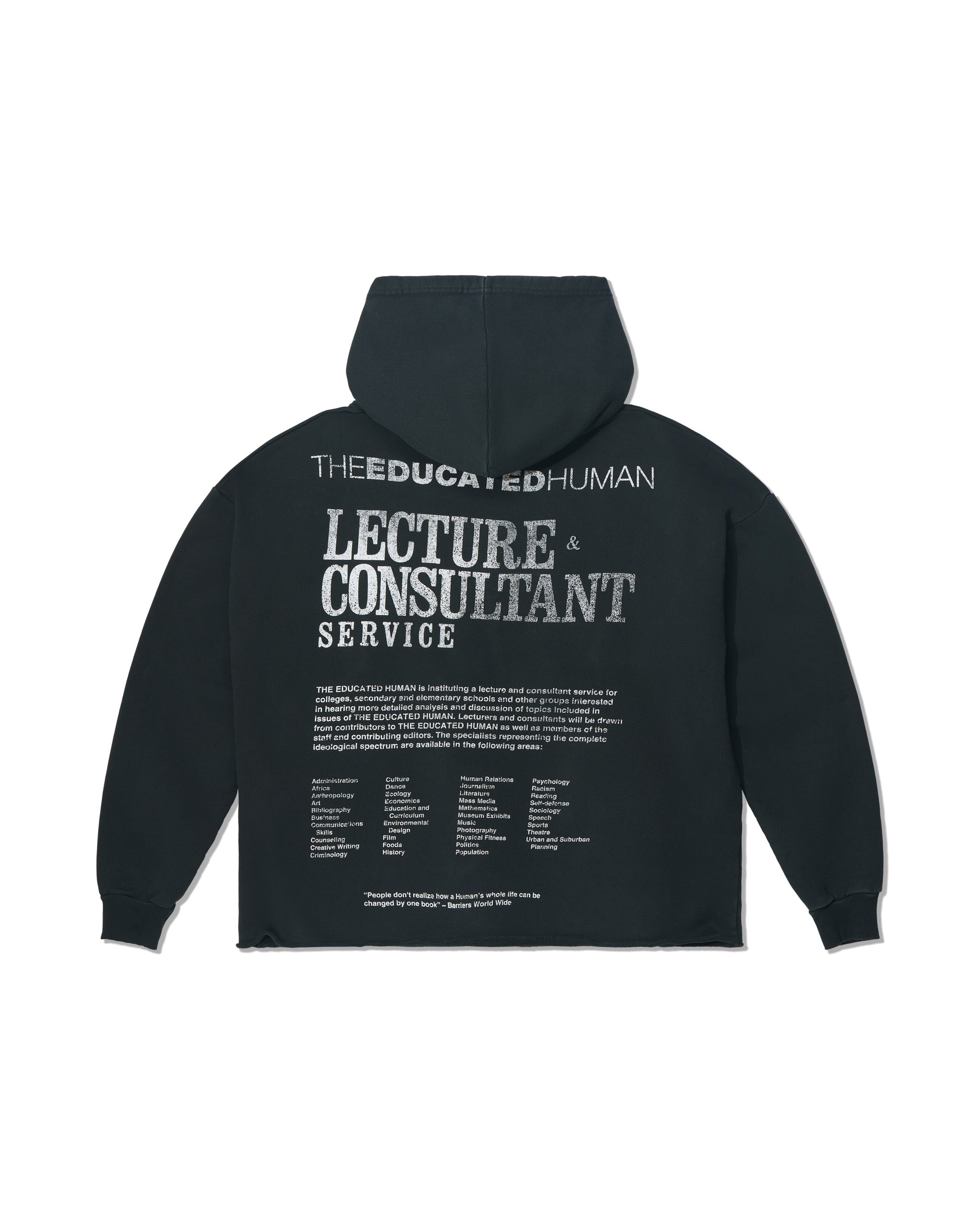 Educated Human Aged Hoodie