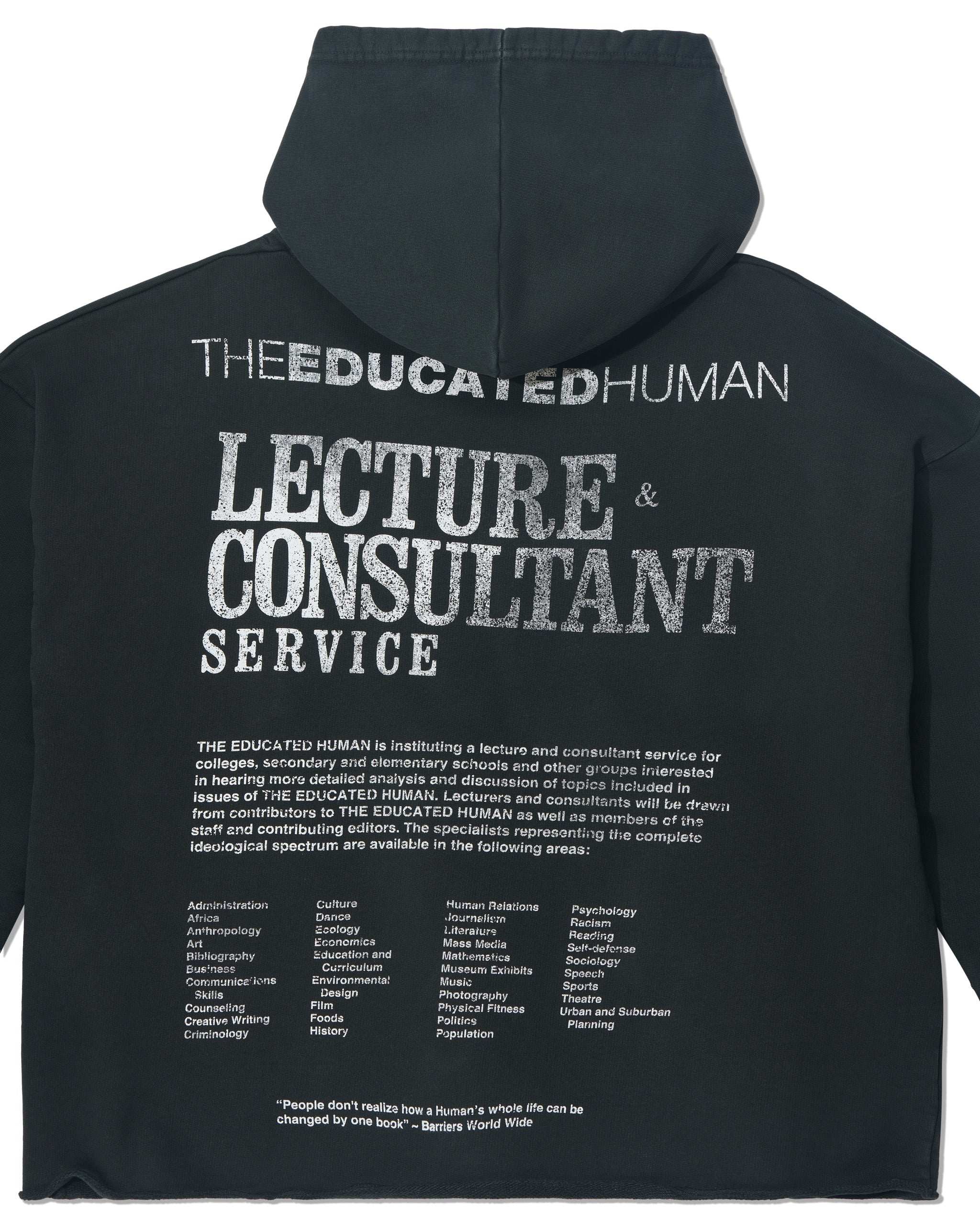Educated Human Aged Hoodie
