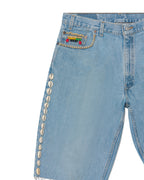 Barriers Cowrie Aged Denim Shorts