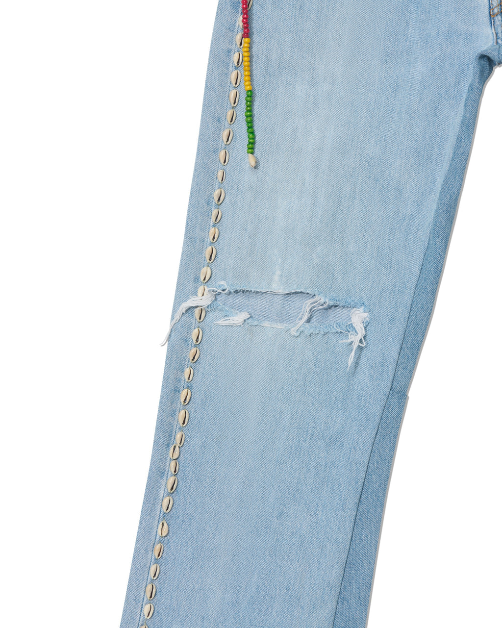 Barriers Cowrie Aged Denim Pants