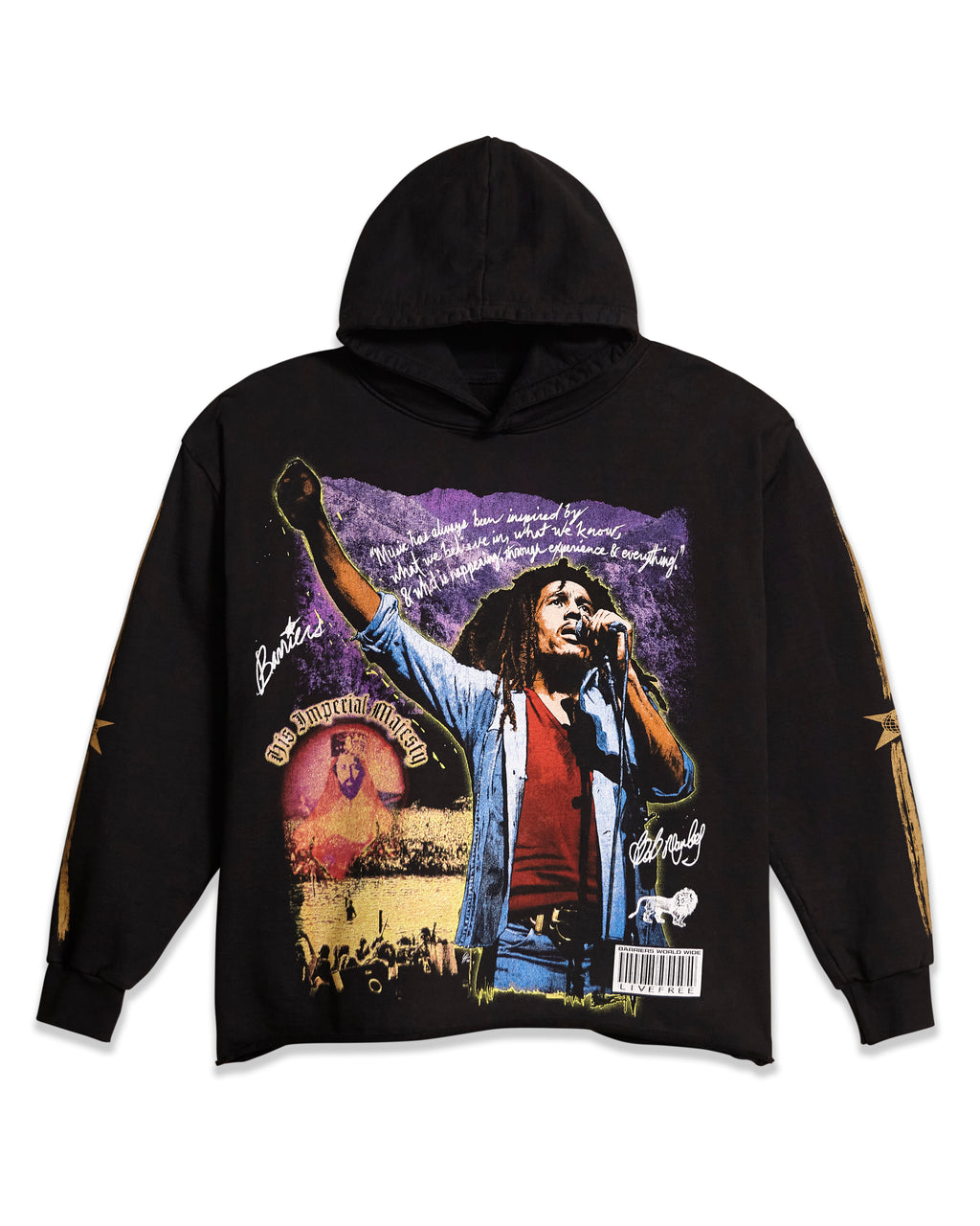 H.I.M RAW EDGE HOODIE