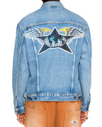 Denim Studded Jacket