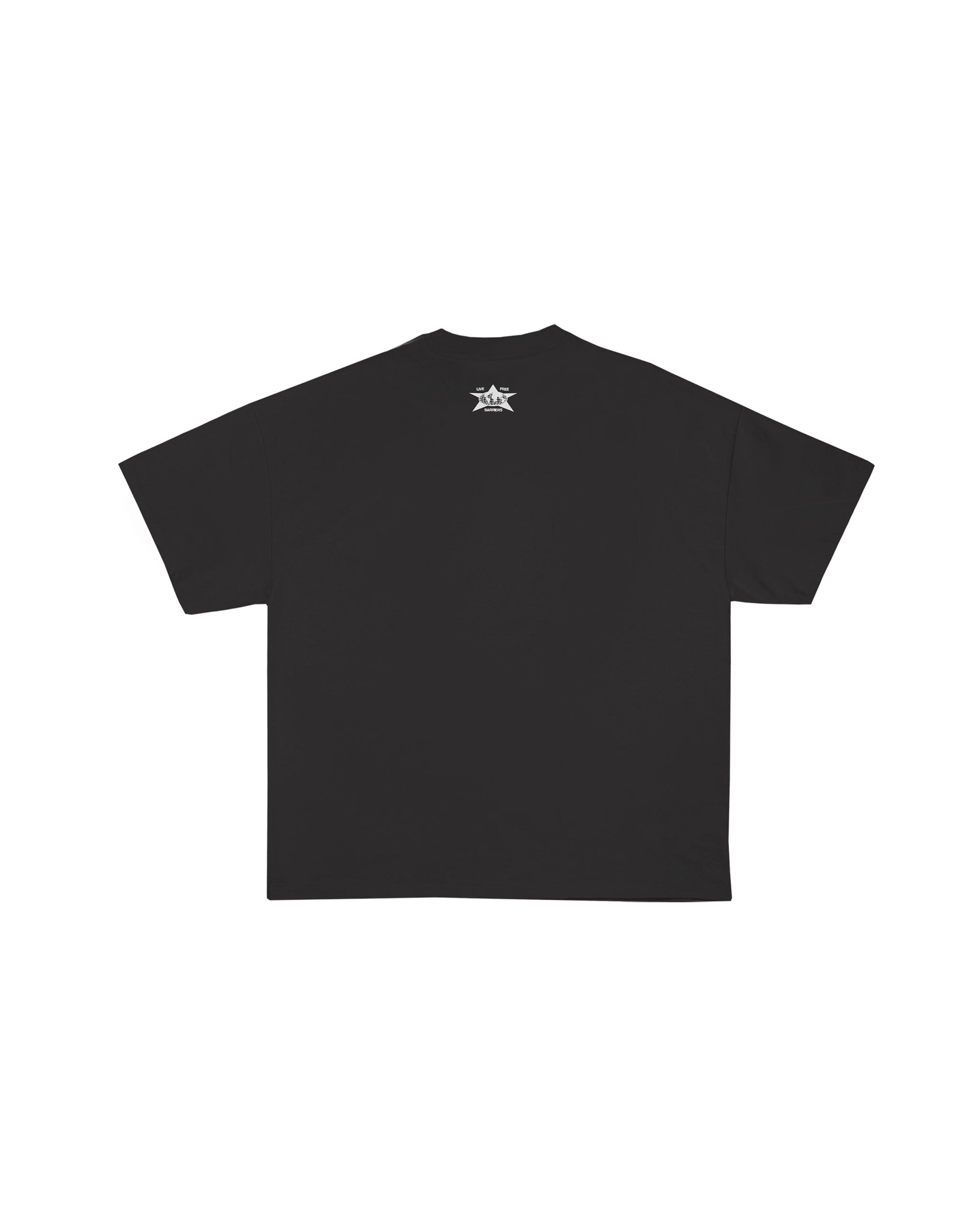 No God No Peace Aged T-Shirt in Black – Barriers Worldwide No God No Peace Aged T-Shirt in Black – Barriers Worldwide